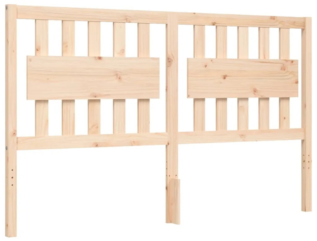Estrutura de cama King Size com cabeceira madeira maciça