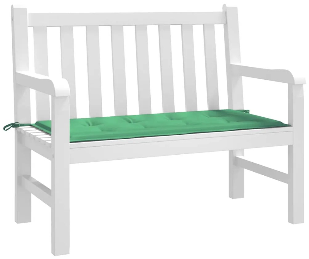 Almofadão p/ banco de jardim 120x50x4cm tecido oxford verde