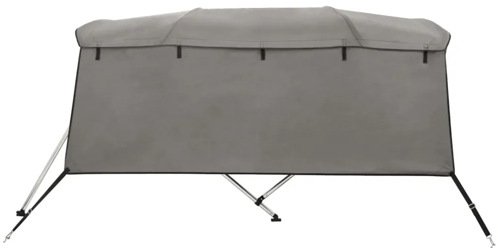 Toldo de 4 arcos Bimini c/ paredes laterais 243x(200-213)x137cm