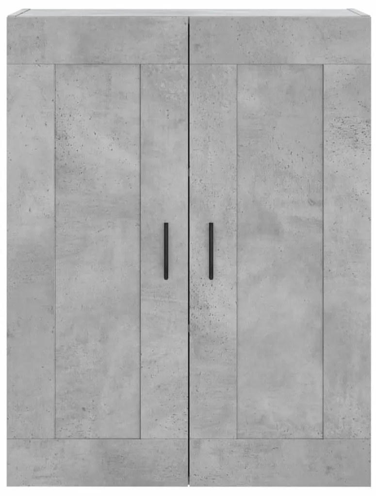 Armário alto 69,5x34x180 cm derivados de madeira cinza cimento