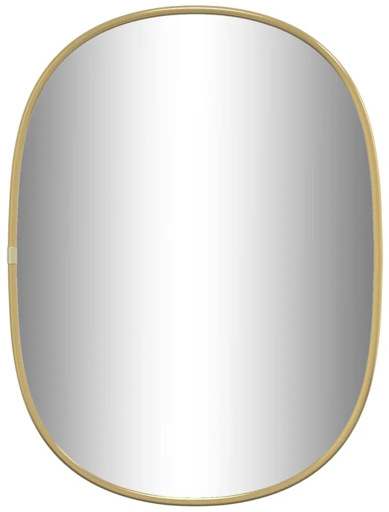Espelho de parede 40x30 cm dourado