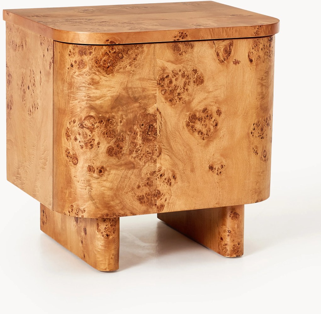 Mesa de cabeceira em madeira Tobia