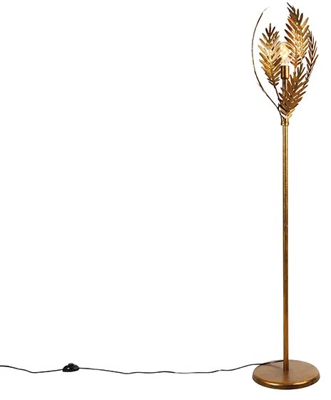 Candeeiro de pé vintage dourado 70 cm - Botanica Rústico
