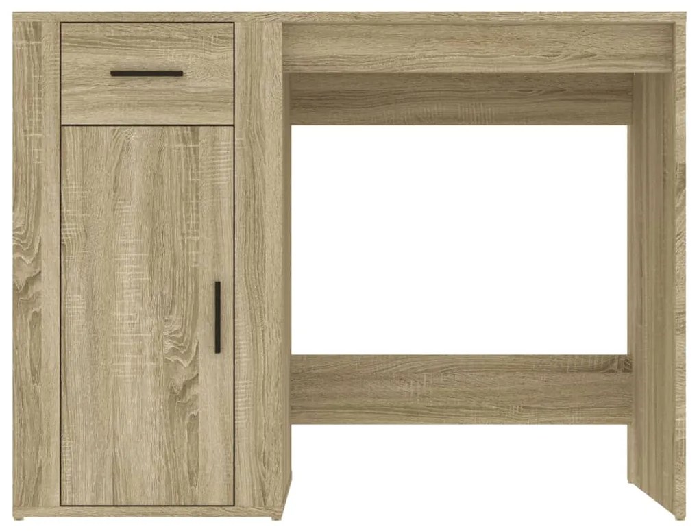 Secretária 100x49x75 cm derivados de madeira carvalho sonoma