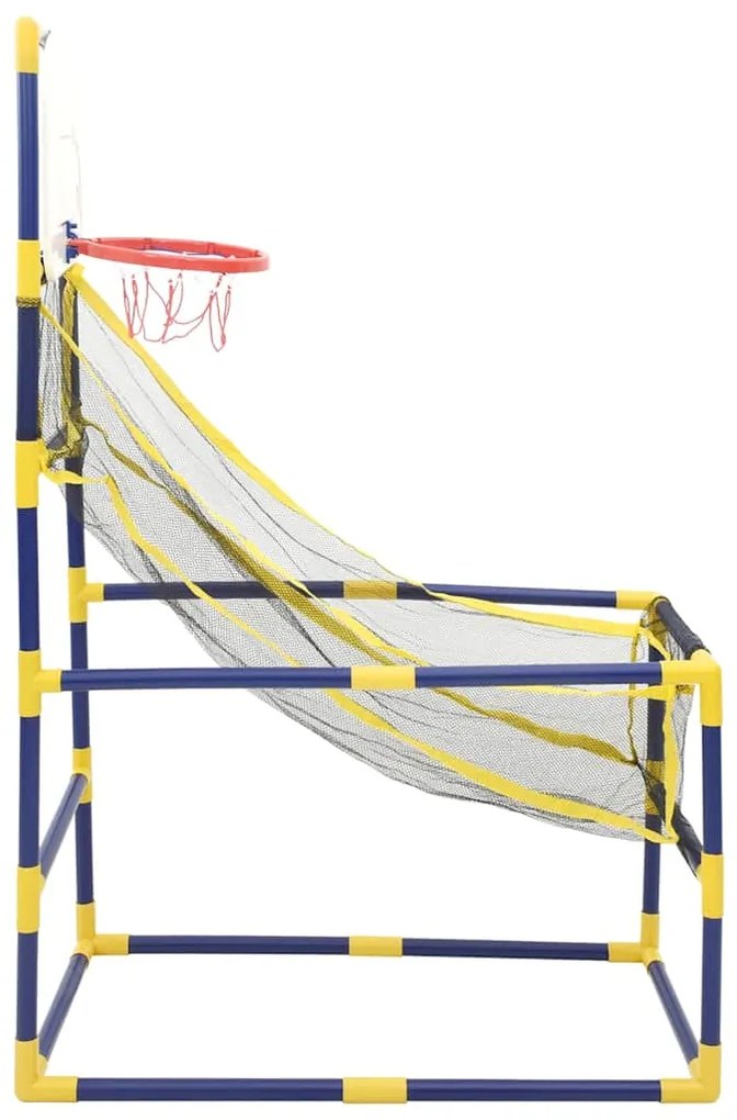 Conj. jogo de basquetebol arcade com bola e bomba 45x86x127 cm