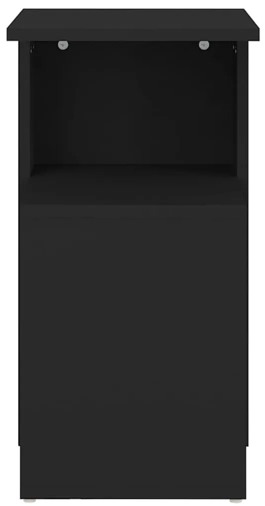 Mesa de apoio 36x30x56 cm contraplacado preto