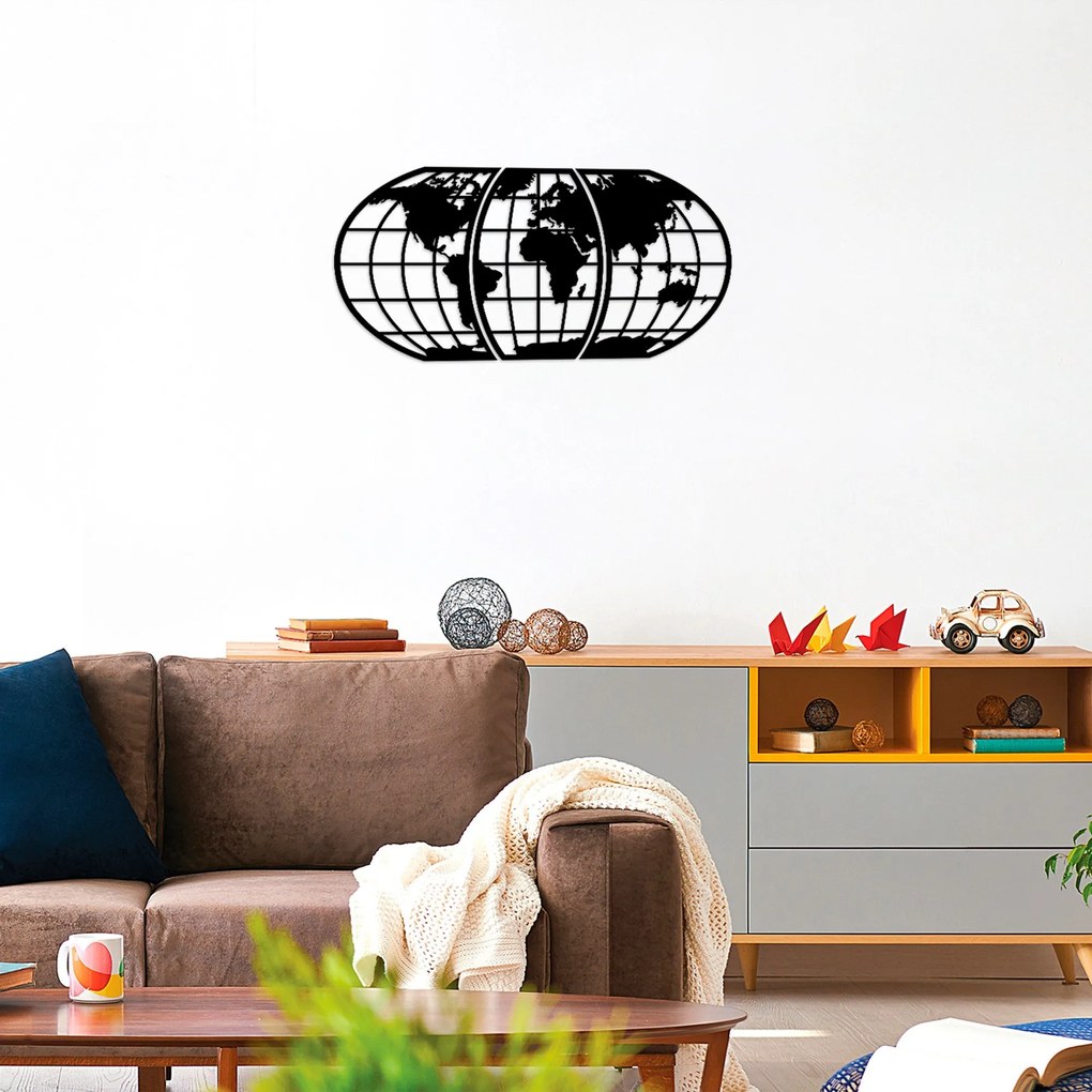 Acessório Decorativo de Parede Dünya – Preto – 58 x 116 cm