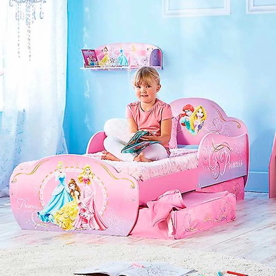 CAMA PRINCESA COM COLCHÃO E ALMOFADA