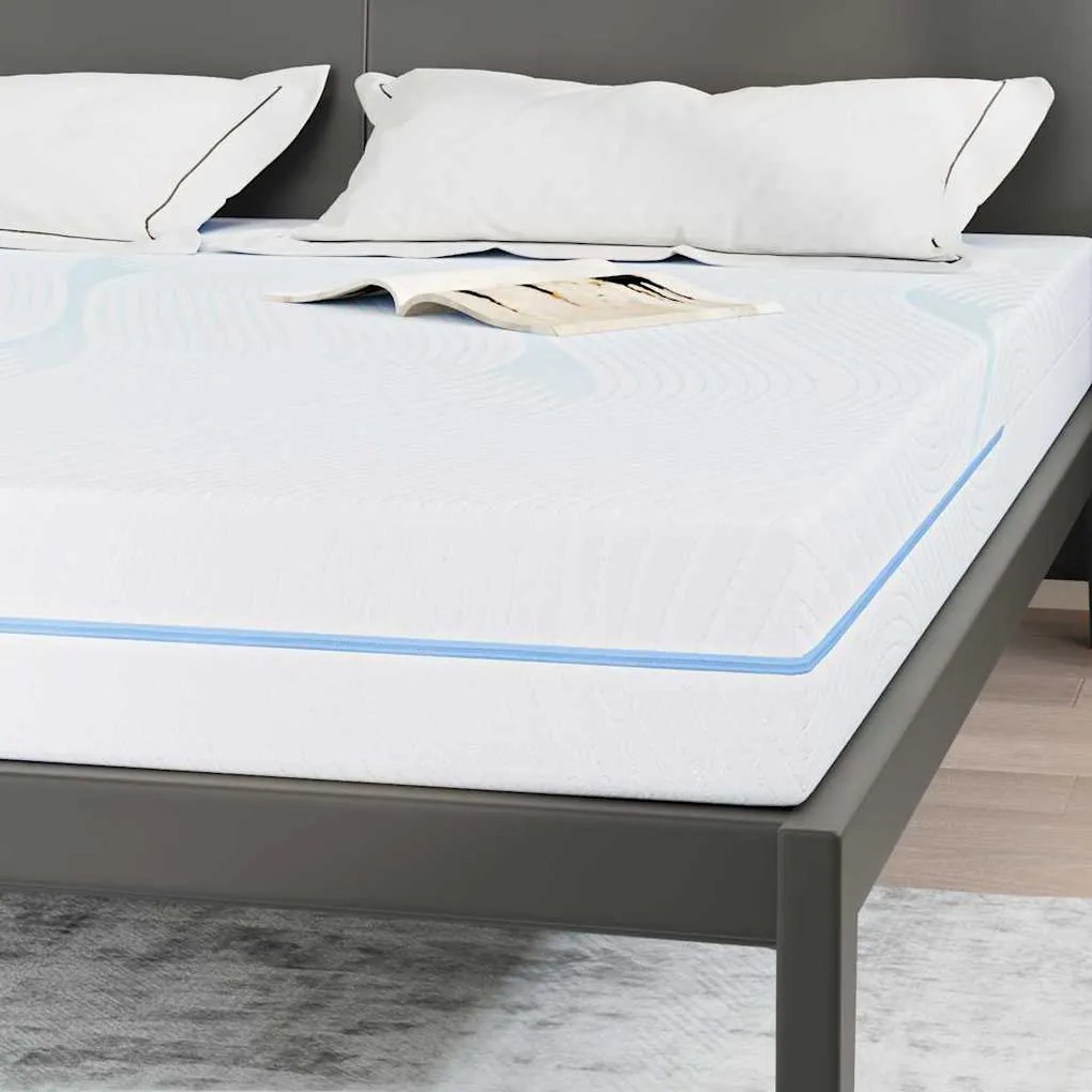 Colchões Branco 180 x 200 cm Tecido jacquard 100% poliéster