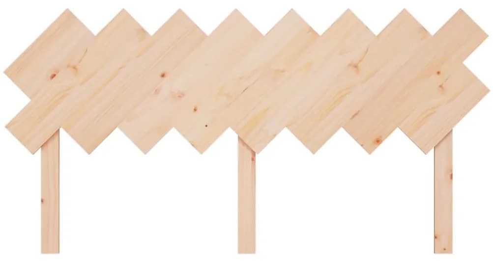 Cabeceira de cama 159,5x3x80,5 cm madeira de pinho maciça