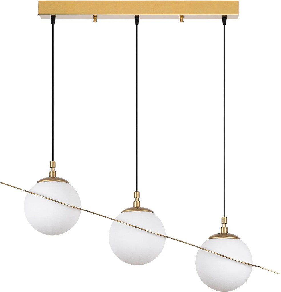 Chandelier Hug – Dourado – 76x167x17 cm