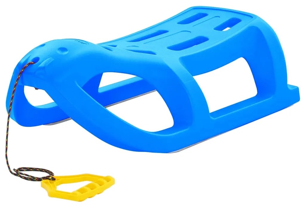 vidaXL Trenó 80x39,5x25,5 cm polipropileno azul