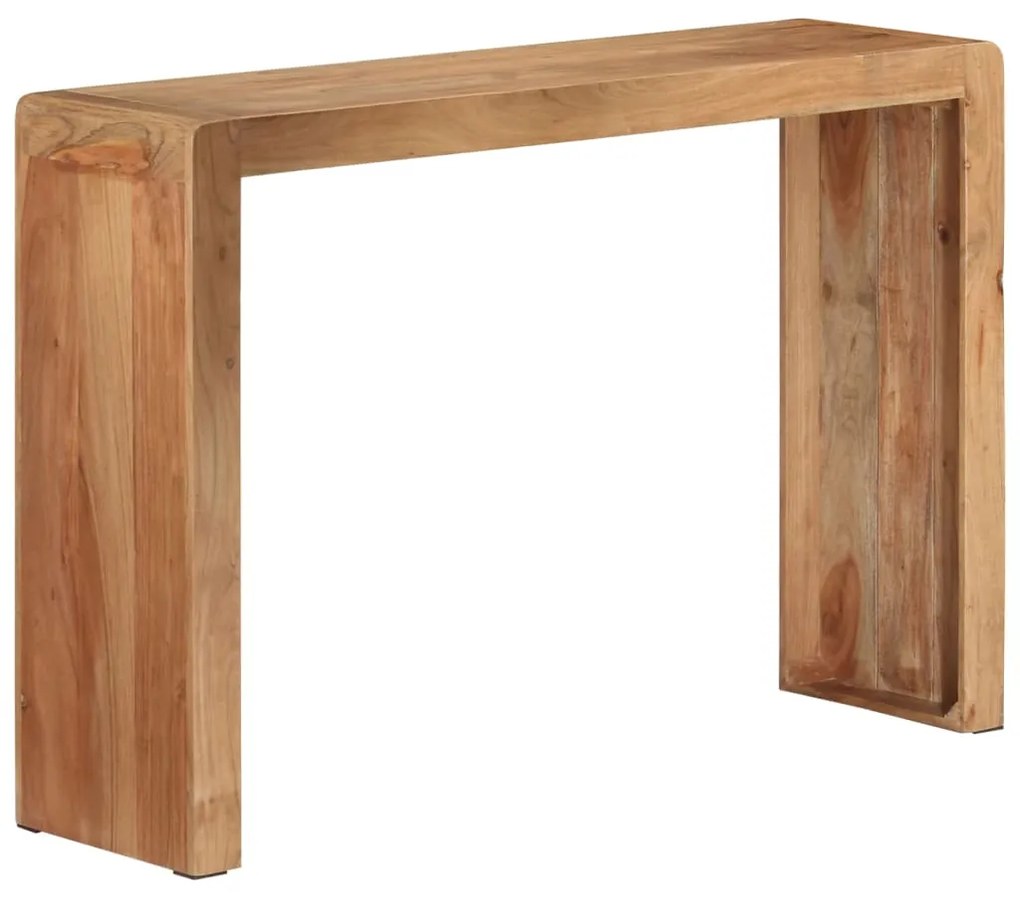 Mesa consola 110x30x76 cm madeira de acácia maciça