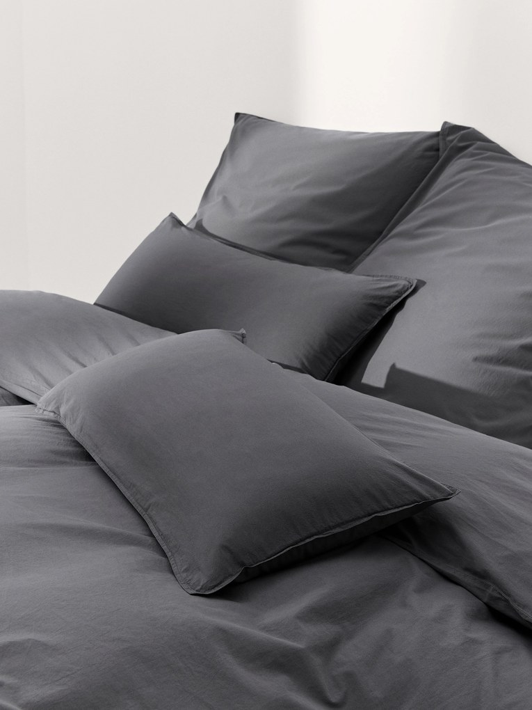 Capa de edredão em percal de algodão lavado Debbie