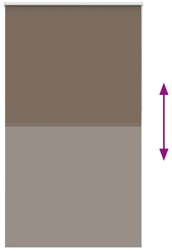 Persiana de enrolar 130x210 cm largura tecido 126,6cm poliéster