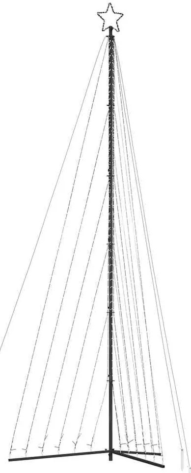 LED Árvore de Natal 789 LEDs Branco Frio 476 cm