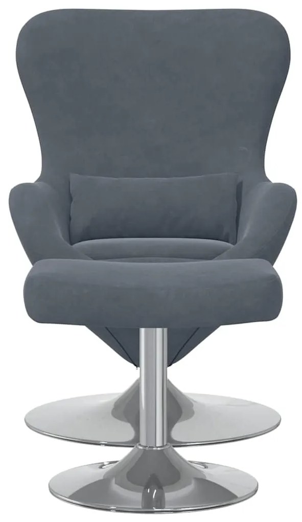 Poltronas, Recliners &amp; Cadeiras-Camas 2 pcs Cinzento escuro