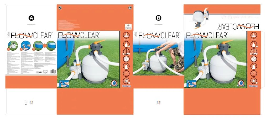 Bomba de filtragem por areia Flowclear 8327 L/h