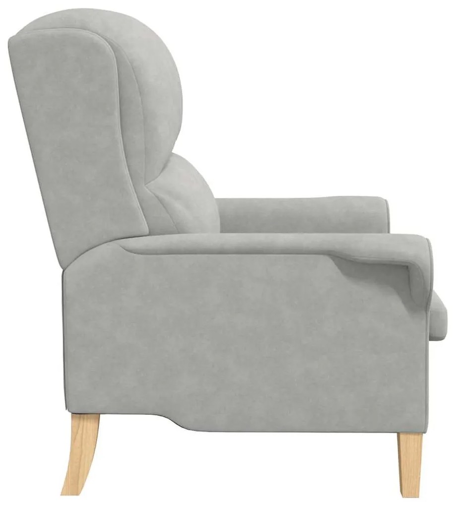 Poltrona Cinza Claro Cinzento-claro Standard