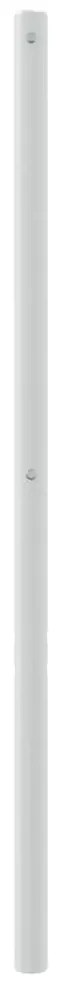 Cabeceira de cama 200 cm metal branco