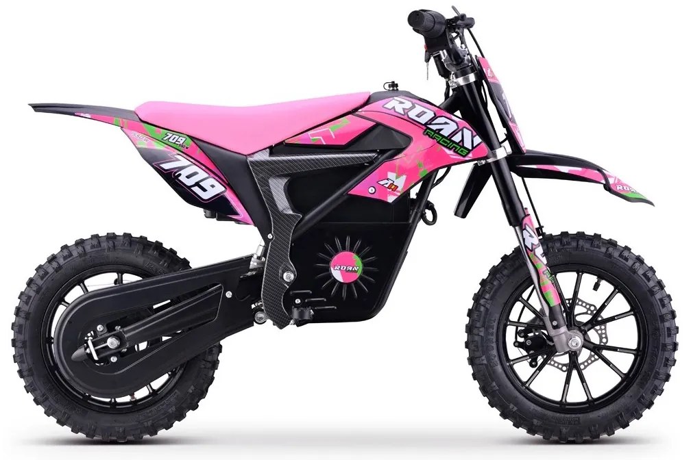 Mini moto elétrica para crianças MINICROSS 709 550W Rosa