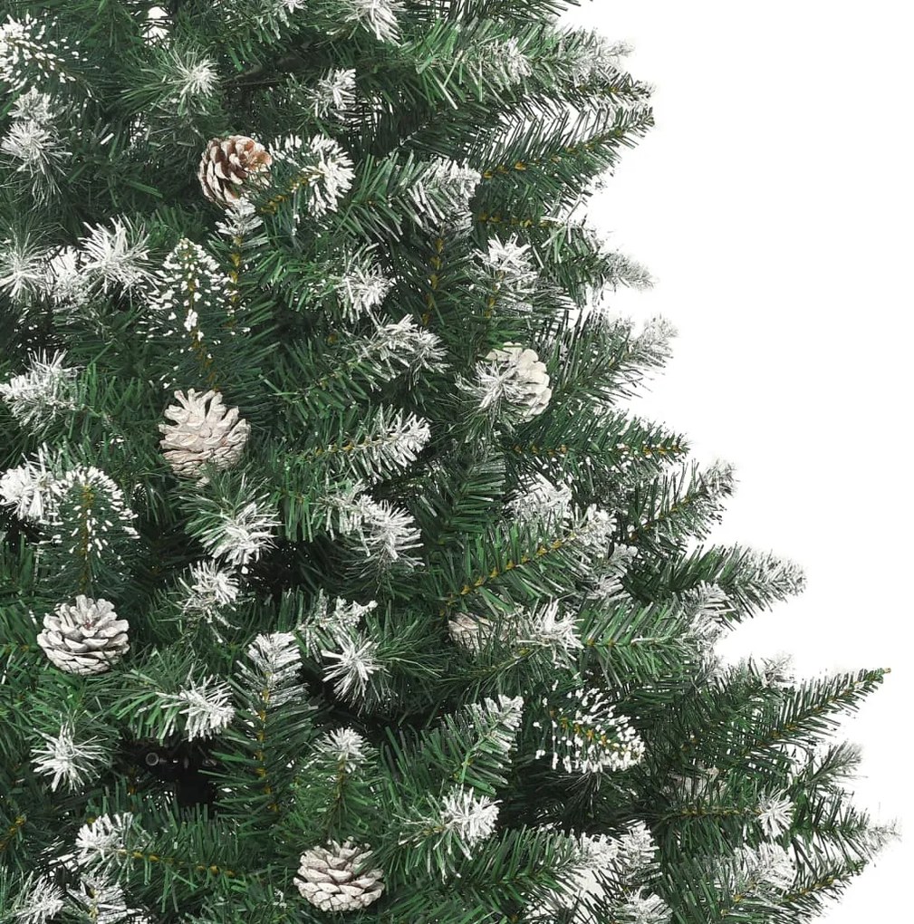 Árvore de Natal artificial com suporte PVC 180 cm