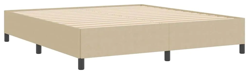 Base de Cama vidaXL Verde Claro Cinza 180x200 cm Tecido Canelado