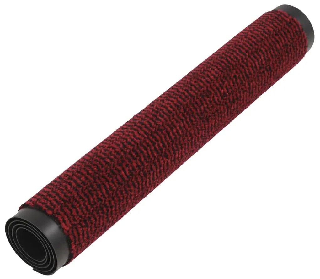 Tapete controlo pó retangular tufado 2pcs 40x60cm vermelho