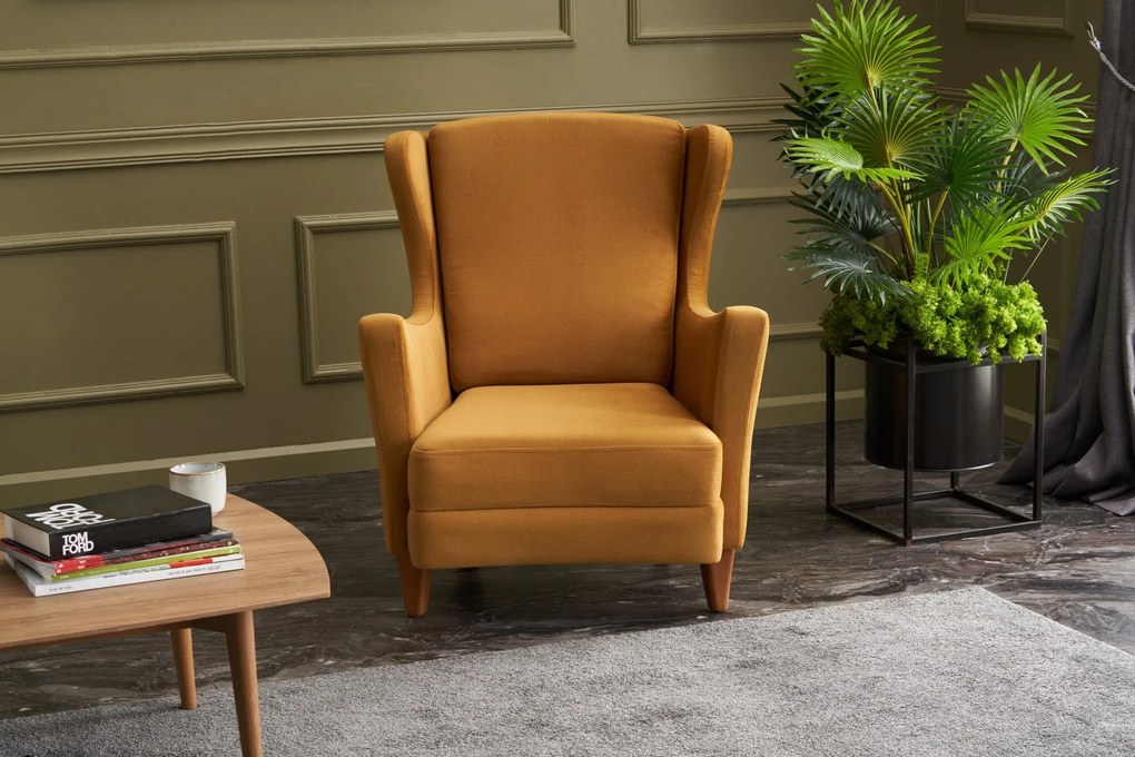 Cadeirão Lola – Dourado – 77x98x80 cm