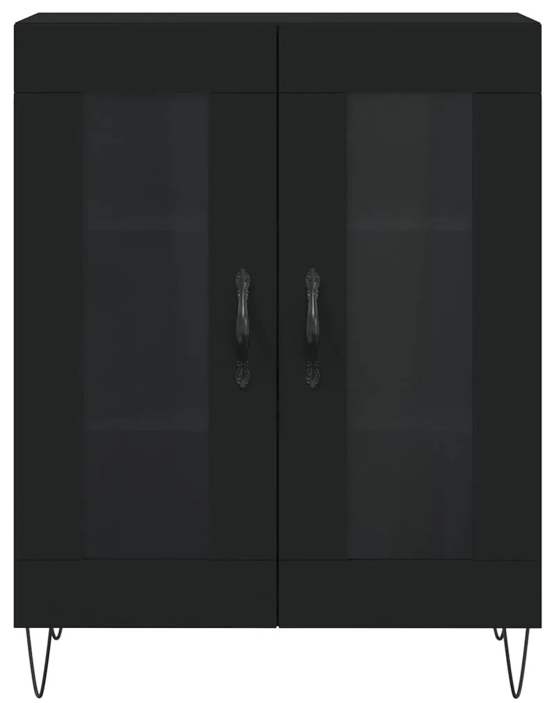 Aparador 69,5x34x90 cm derivados de madeira preto