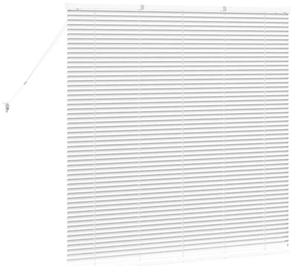 Persiana de Janela com cortinas Outros Manual Branco 130 x 130 cm Alum