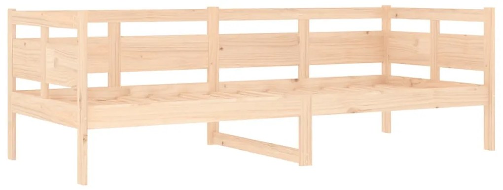 Sofá-cama 80x200 cm madeira de pinho maciça