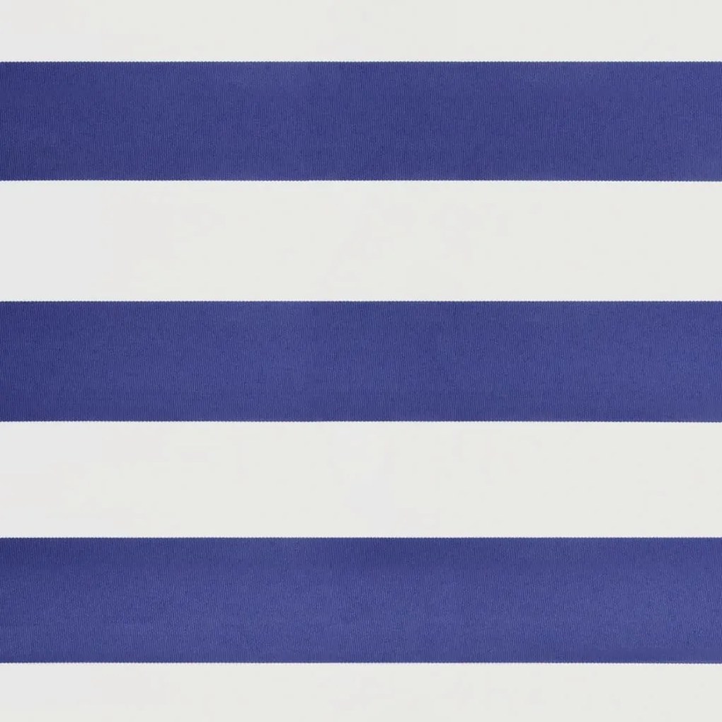 Toldo retrátil automático com 4x3 m azul e branco