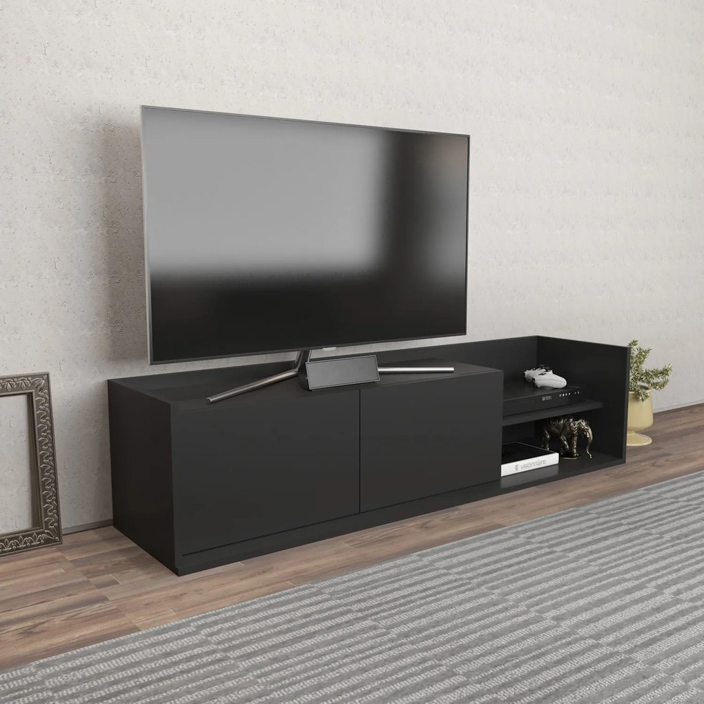 Móvel TV Krog – Antracite – 160x35x36,8 cm