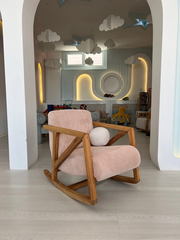 Cadeira Wing NiniMini – Rosa – 75x62x52 cm