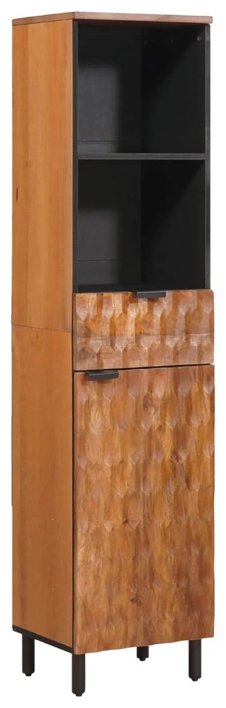 vidaXL Armário de Banheiro com prateleira Castanho 38 x 33 x 160 cm