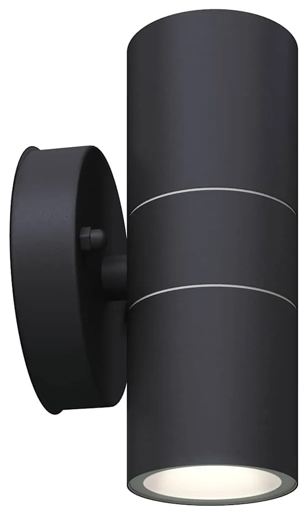 Candeeiros LED parede iluminação sup/inf exterior 2 pcs