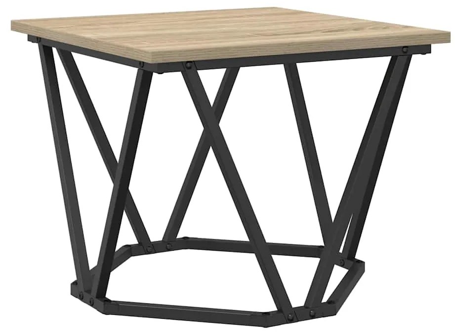 Mesas Laterais vidaXL 3 pcs Carvalho Sonoma Madeira Engenharia