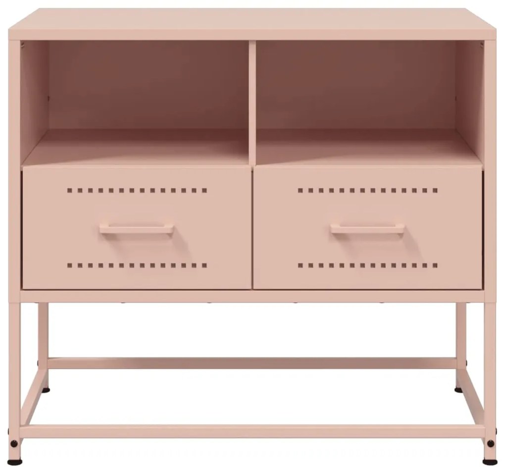 Móvel de TV 68x39x60,5 cm aço rosa