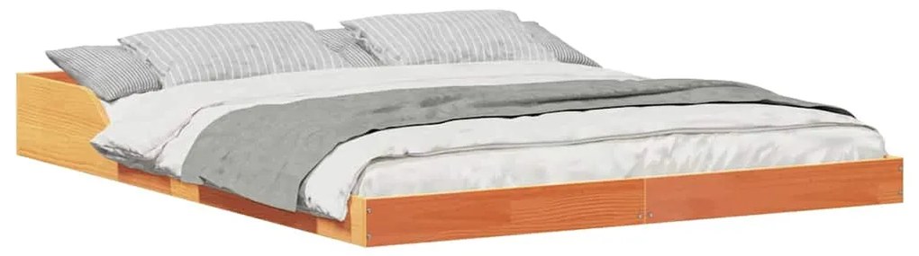 Estrutura da Cama Castanho-mel 160 x 200 cm