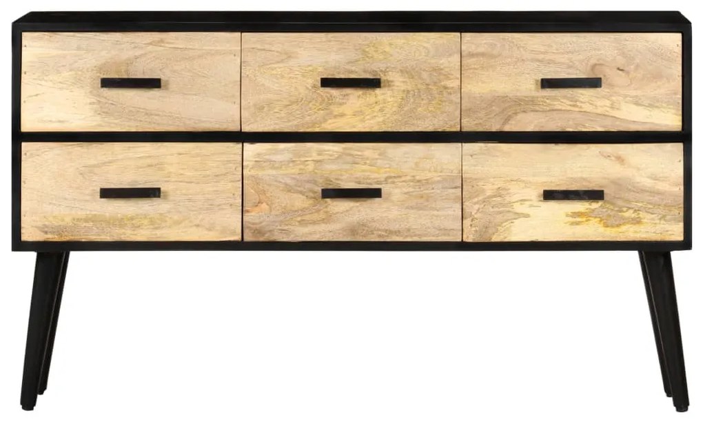 Aparador 110x33x64 cm madeira de mangueira maciça