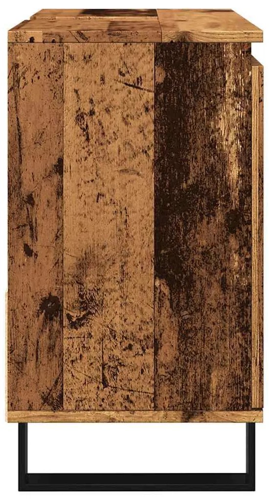 Armário lavatório WC 65x33x60cm derivados madeira madeira velha