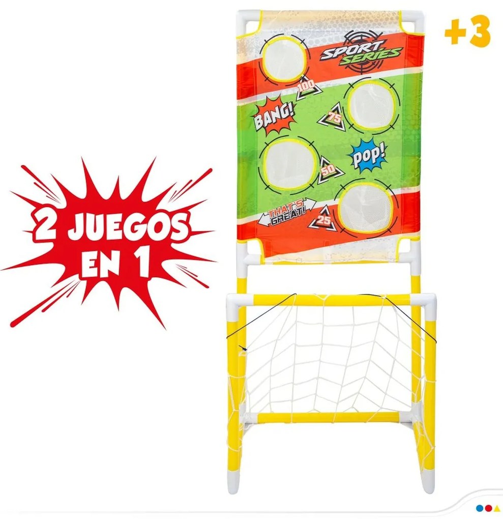 Jogo de pontaria Colorbaby Alvo Baliza de Futebol 48,5 x 113 x 35,5 cm (2 Unidades)