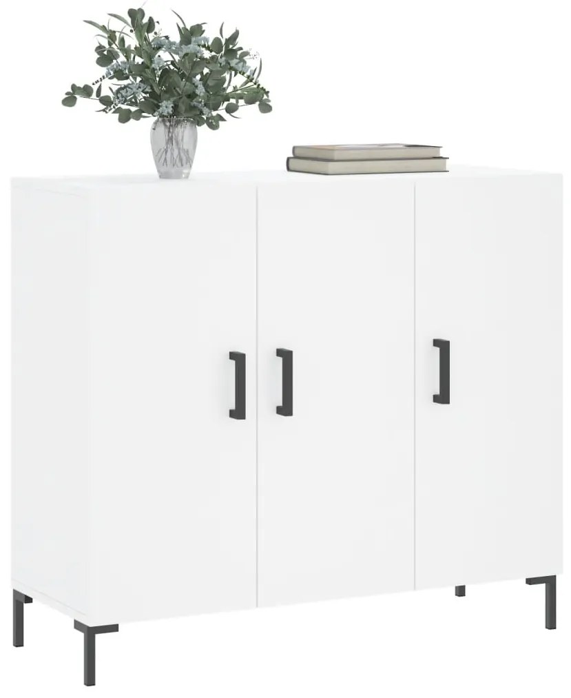Aparador 90x34x80 cm derivados de madeira branco