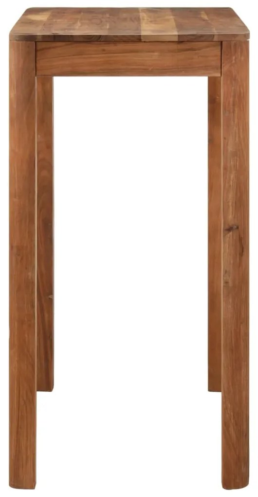 Mesa de bar acácia maciça c/ acabamento a mel 110x55x106 cm