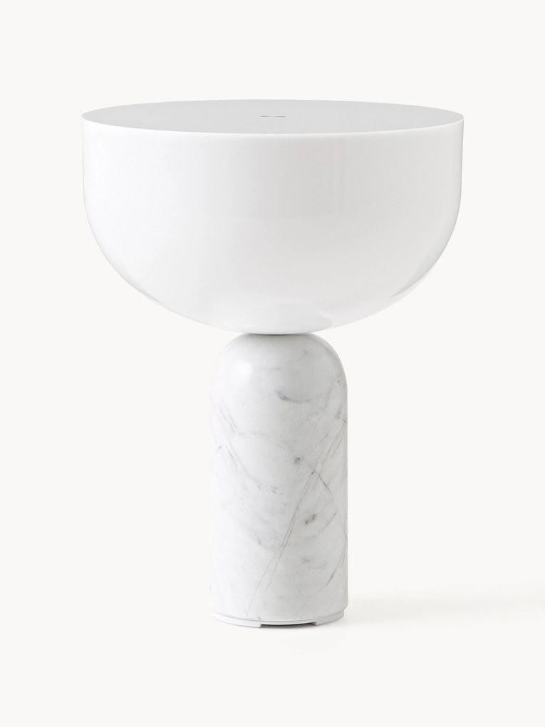 Candeeiro de mesa LED pequeno portátil e regulável em mármore Kizu