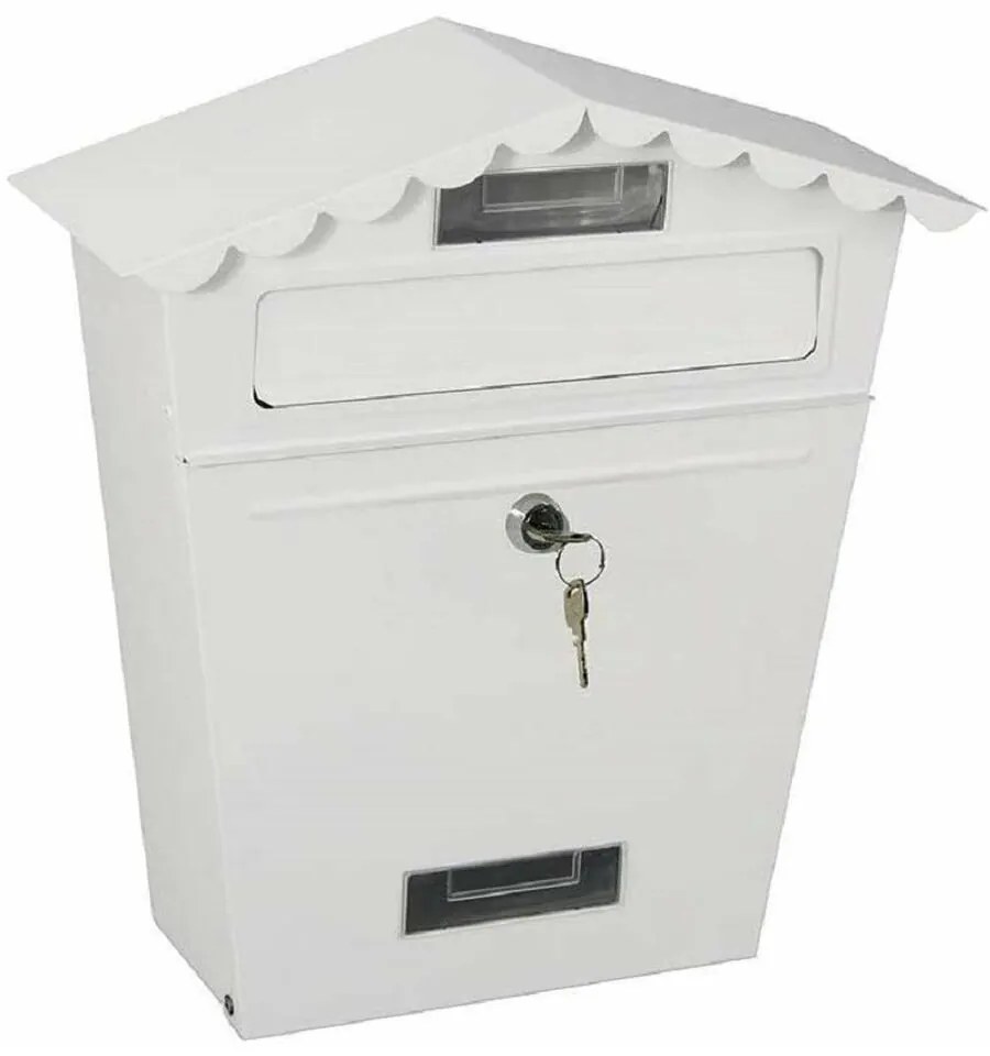 Caixa de correio EDM Aço Branco Classic (29,5 x 10,5 x 35,5 cm)