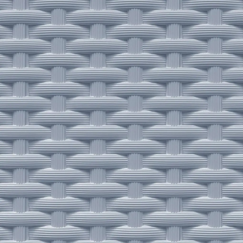 Vasos/floreiras 2 pcs 30x30x37 cm polipropileno cinzento-claro