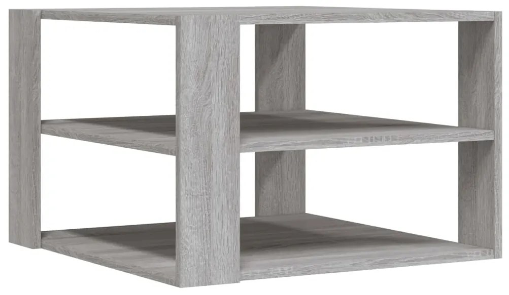 Mesa de centro 59,5x59,5x40 cm derivados madeira cinza sonoma