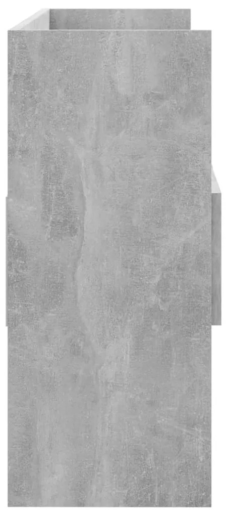 Aparador 105x30x70 cm derivados de madeira cinzento-cimento